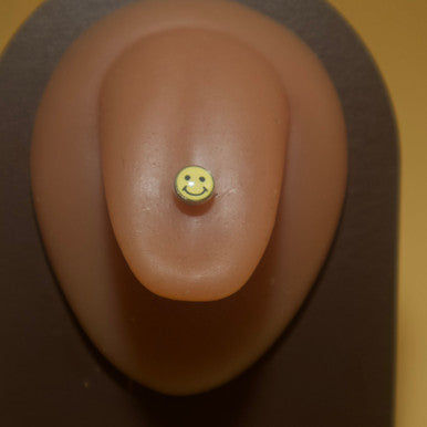 Smiley Tongue Ring Barbell Body Piercing Jewelry - YoniDa'PunaniTongue Ring