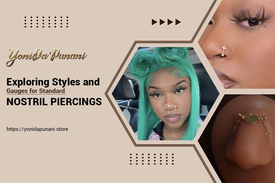 Dive into Glamour: Unlocking the World of 15 Must-Know Nose Piercing Jewelry Styles - YoniDa'Punani