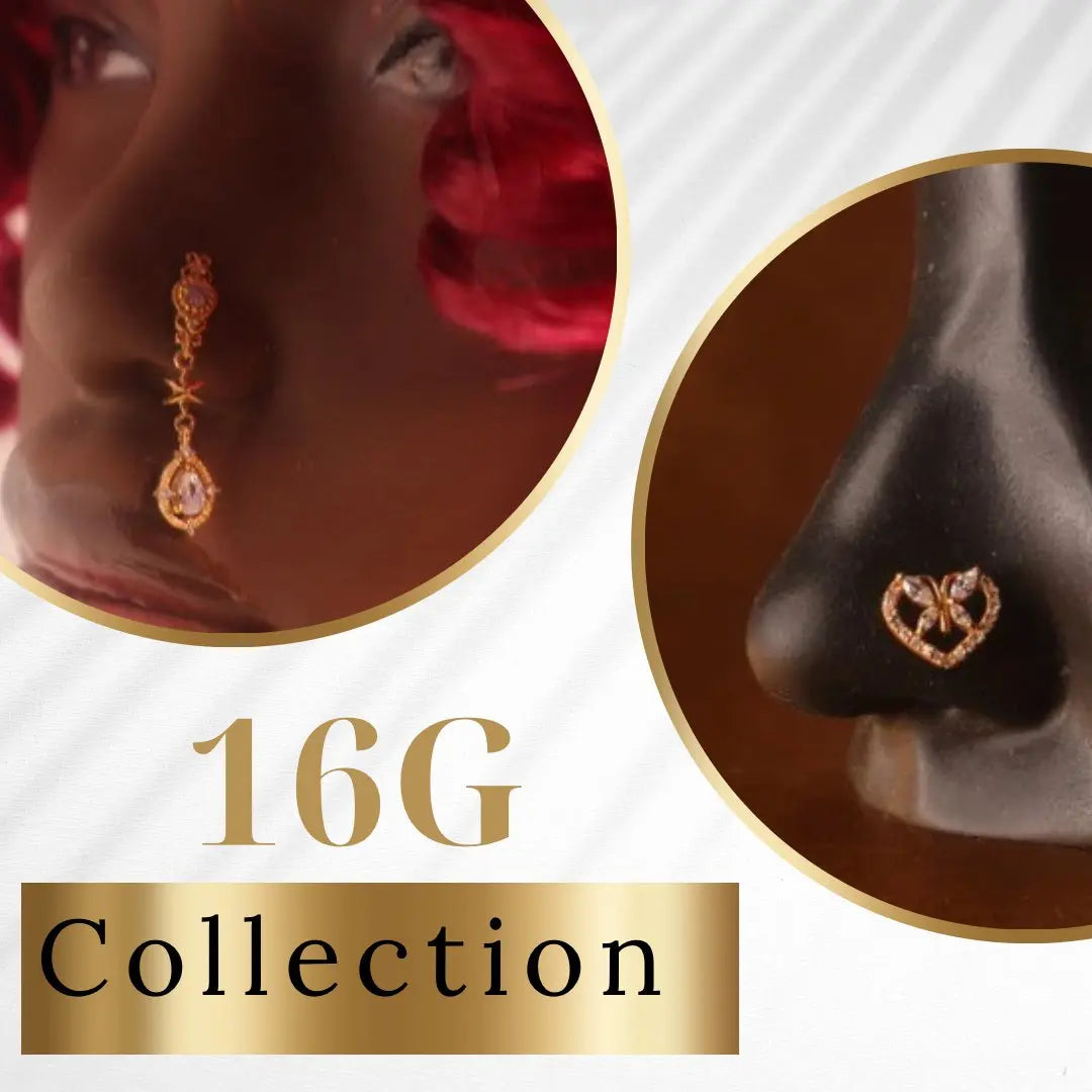 16G nose rings - YoniDa'Punani