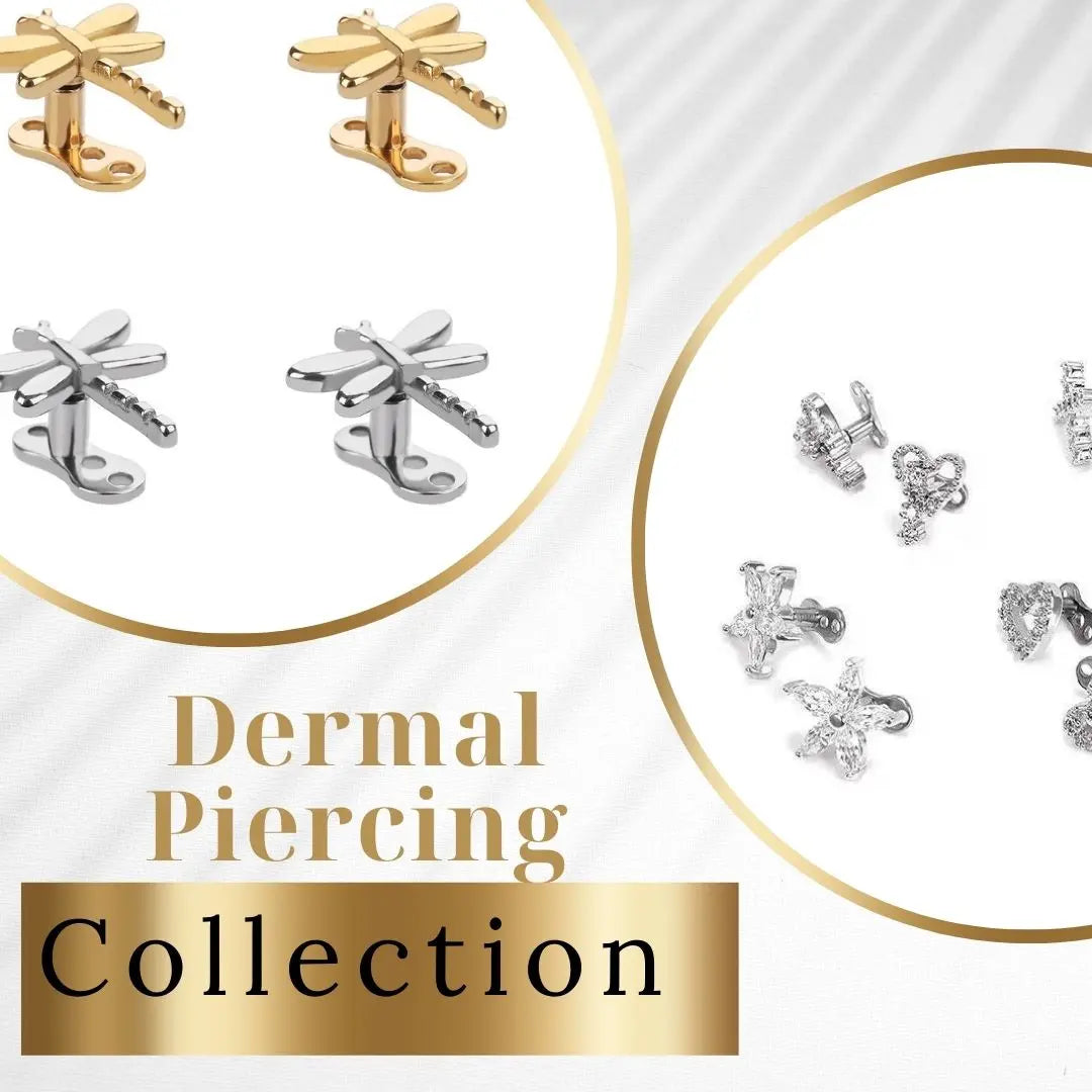 Dermal piercing collections