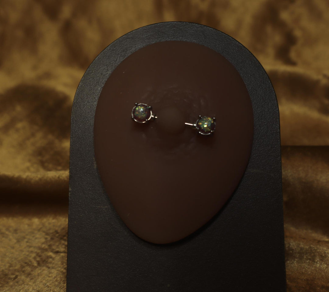 Opal Elegant Nipple Ring