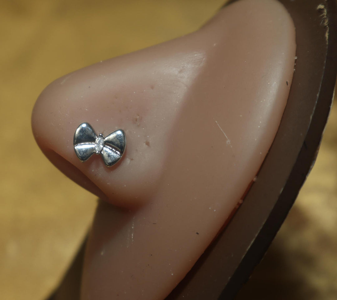 Sweet Bow Tie Nose Ring