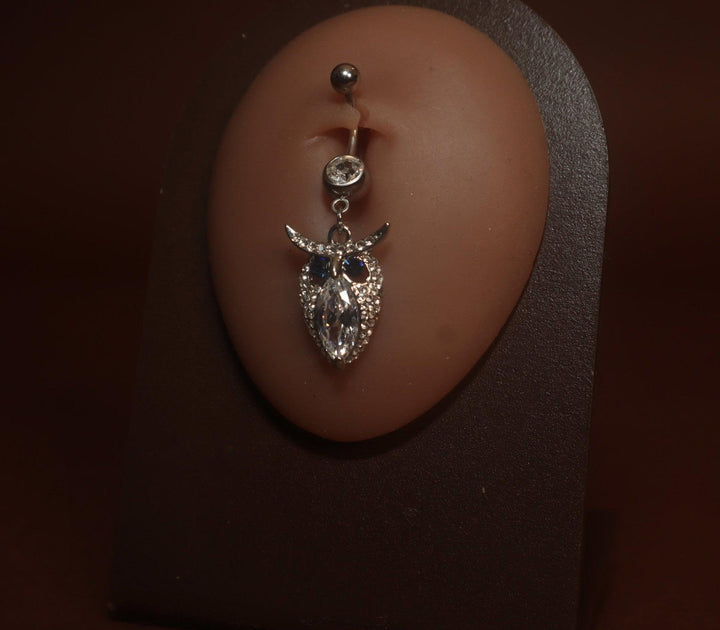 Owl  Navel Belly Button Ring Piercing Jewelry