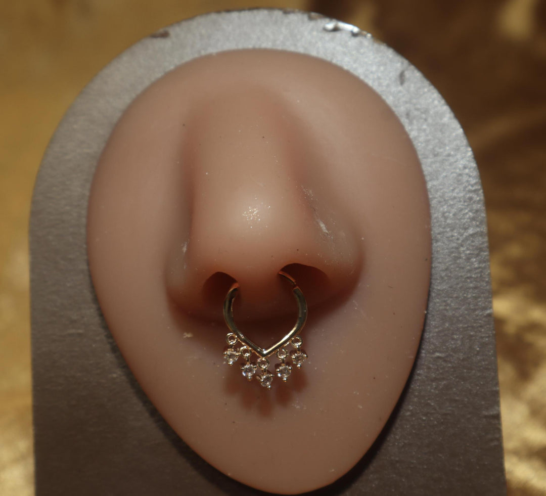 Dangle Chain Nose Septum