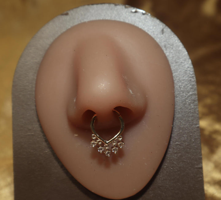 Dangle Chain Nose Septum