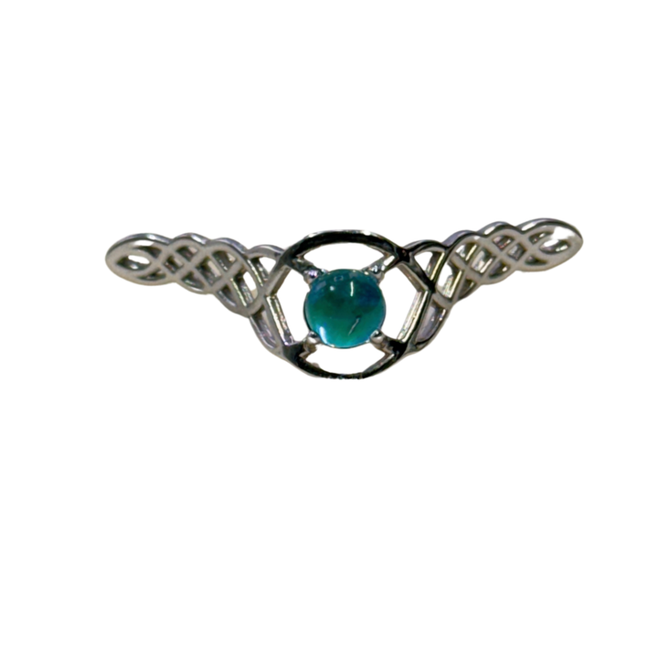 Dual Gem Celtic Non Nose Bridge Nose Cuff