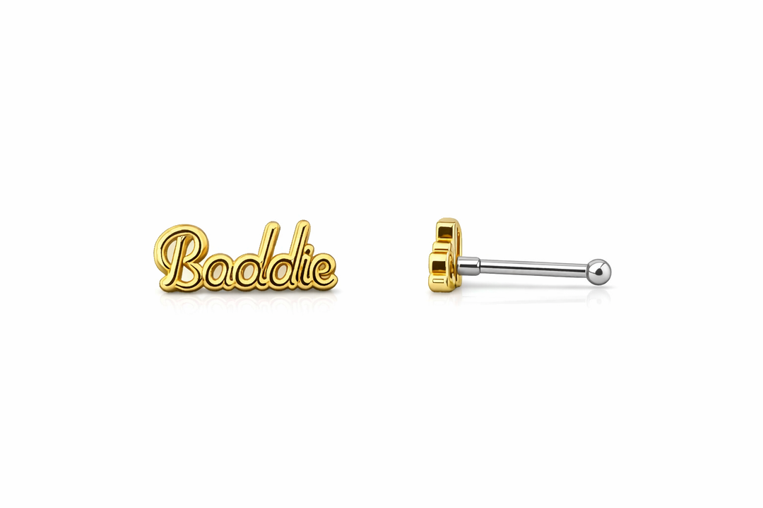 20G Gold Baddie Nose Bone