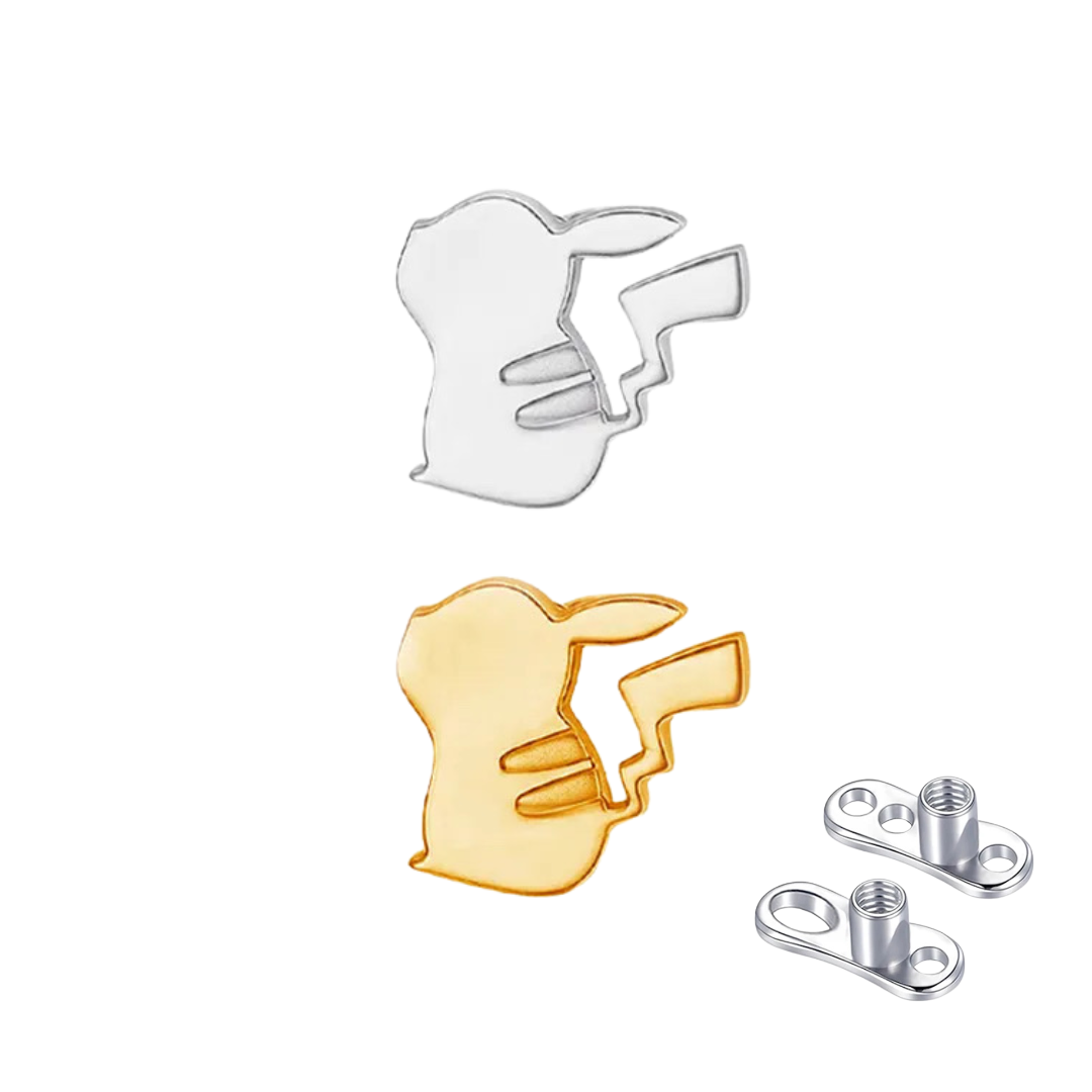 Electric Icon Body Titanium Dermal Anchor