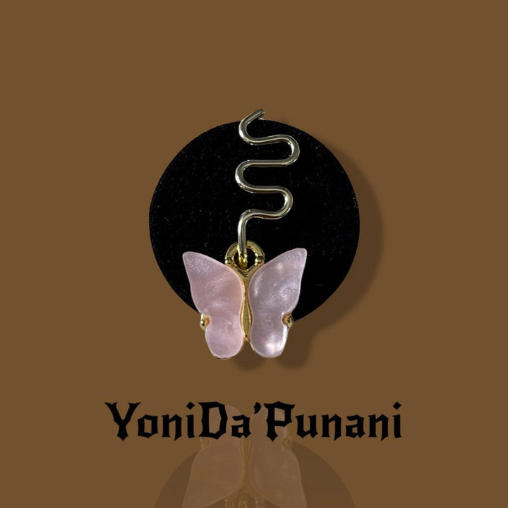 Dangle Butterfly Nose Cuff Clip On Jewelry