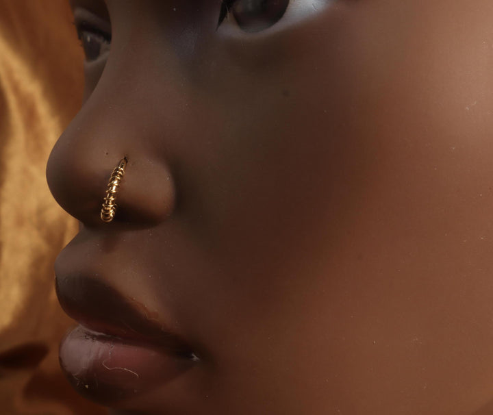 Wire Spiral Nose Hoop Jewelry