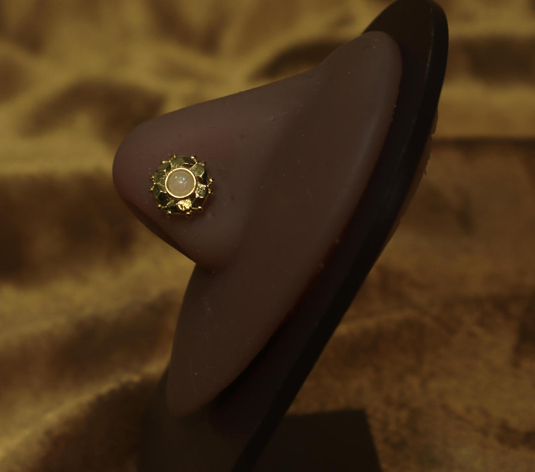 Ethereal Opal Flare Nose Stud
