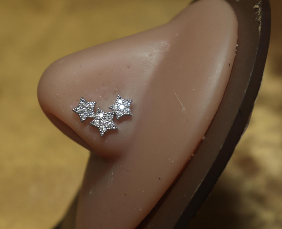 Starlight Trio Nose Ring