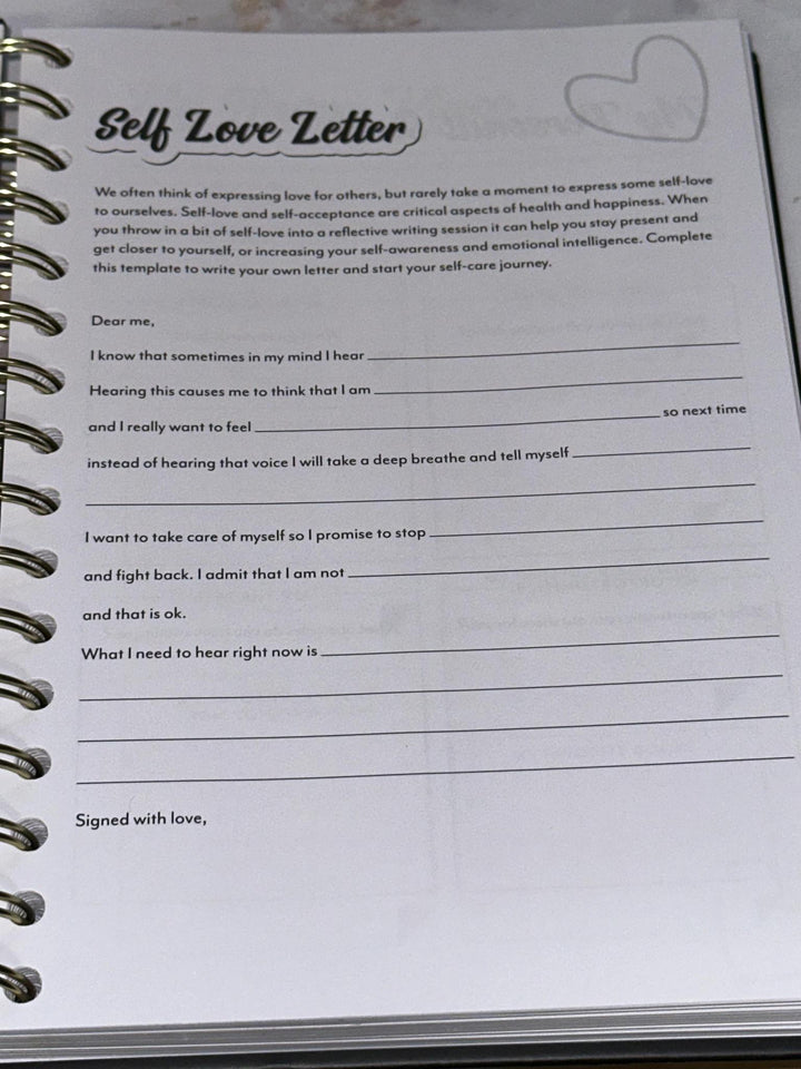 Self Care Wellness Book  Journal