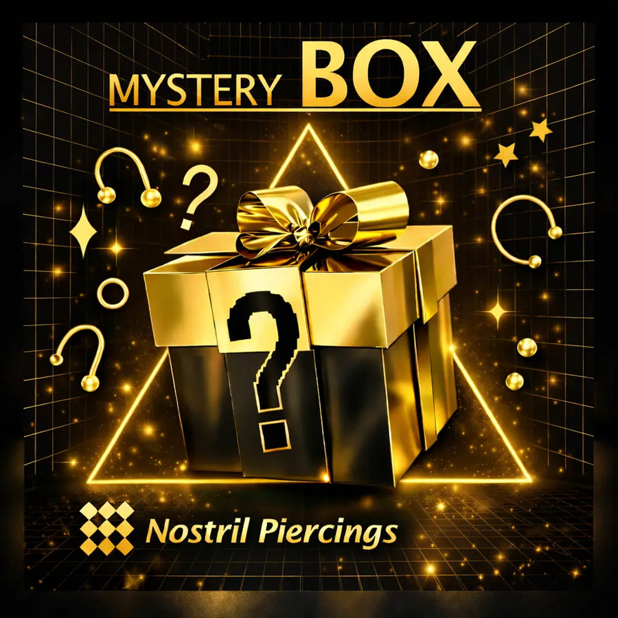 925 Sterling Silver Imperfect Mystery Box 20G Nostril Rings YoniDa'Punani