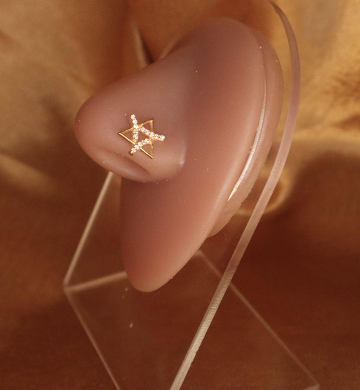 Anitah Gems Nose Stud Ring Piercing Jewelry