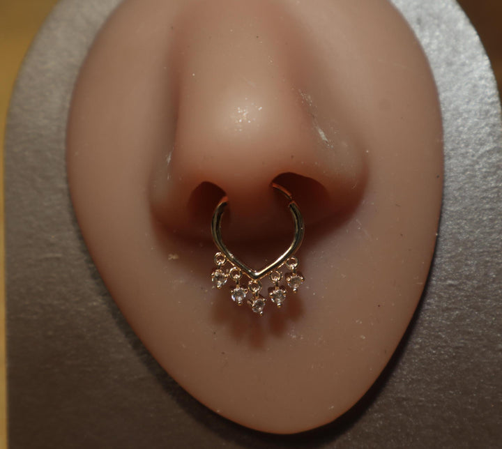 Dangle Chain Nose Septum