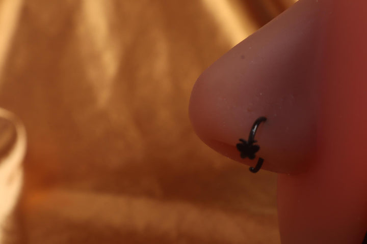 Cute Loop Butterfly Nose Hoop Piercing