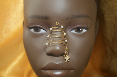 DELUXE BUTTERFLY NOSE BRIDGE NOSE CUFF