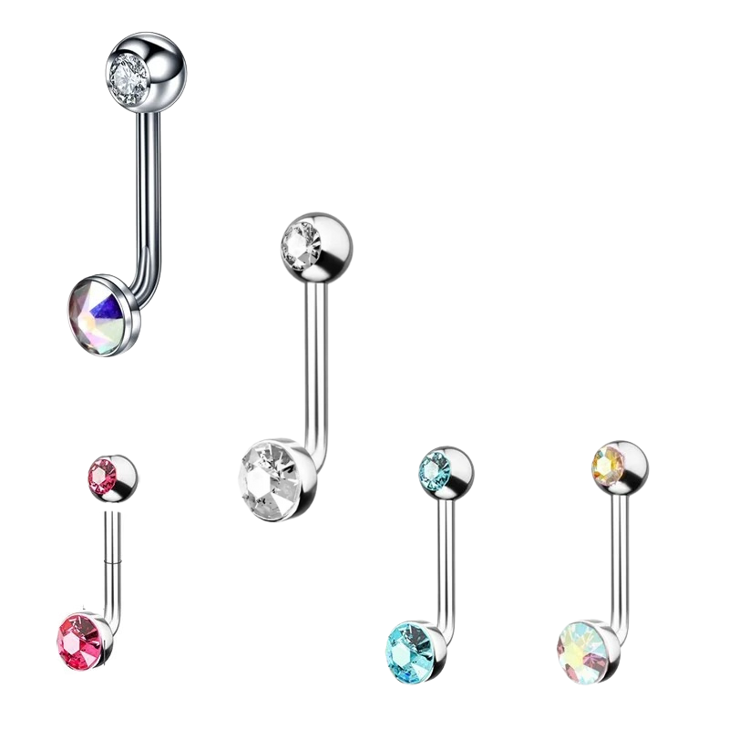 ASTM F136 Titanium Christian Intimate Piercing Bar Solid 14G