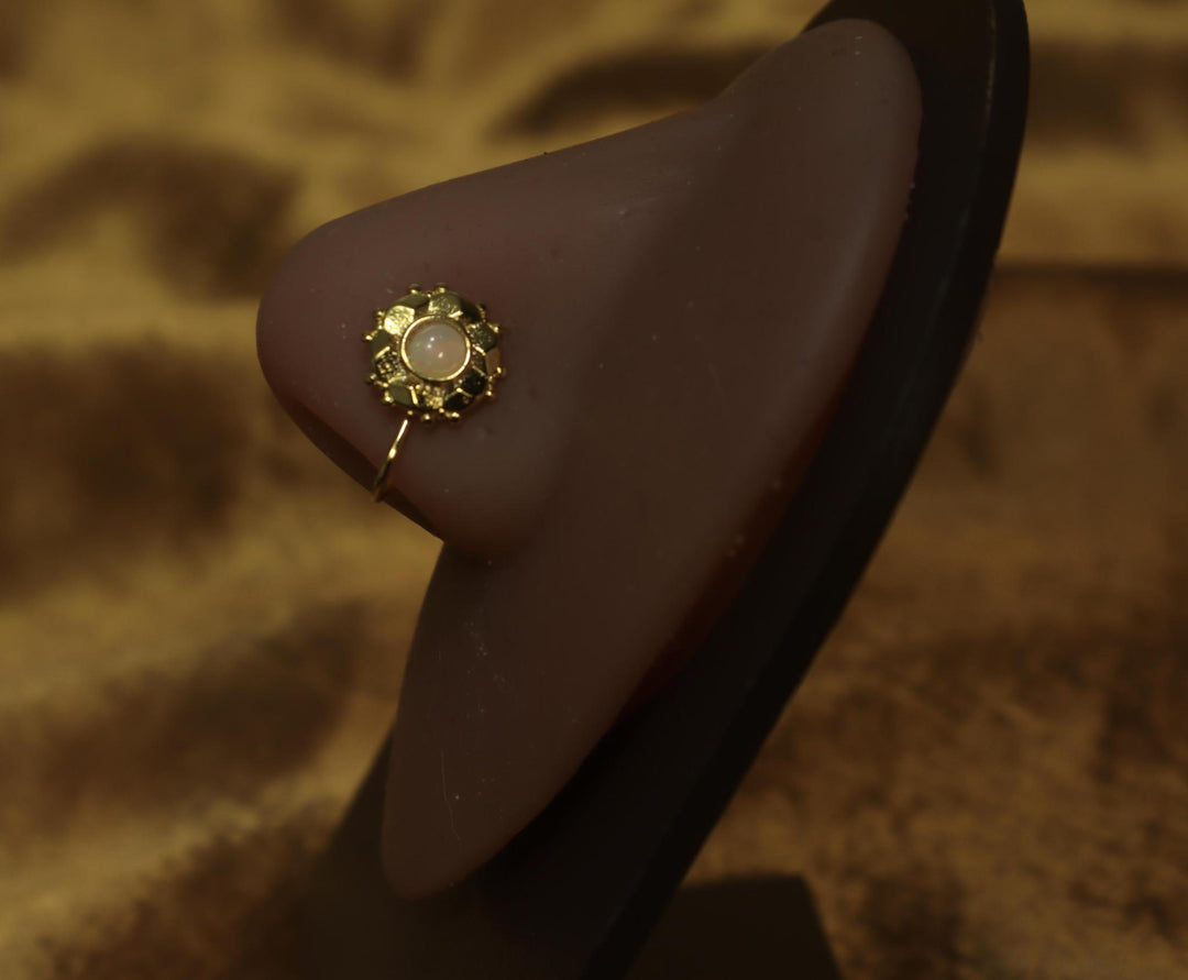 Opalescent Flare Nose Cuff