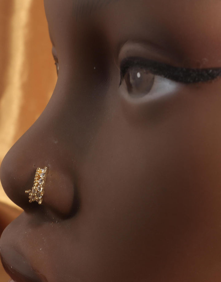 New Star Bottom Nose Hoop Piercings