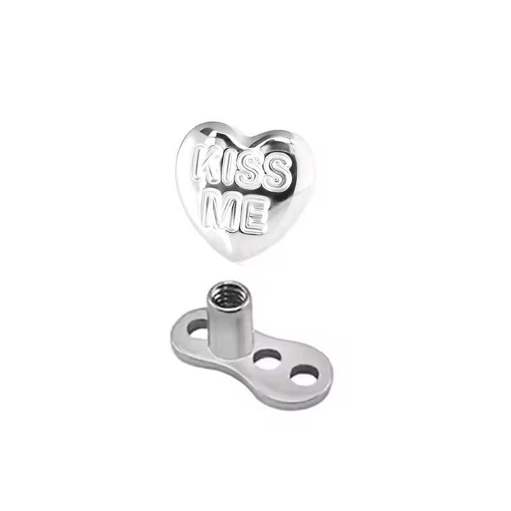 Titanium F136 Kiss Me Dermal Top 1.2mm