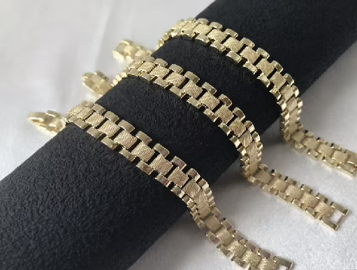 Gold Snake Rollie Bracelet