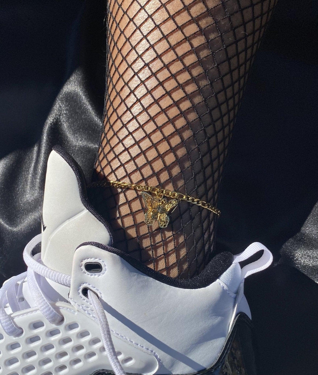 Enchanted Adjustable Butterfly Hypoallergenic Anklet Jewelry