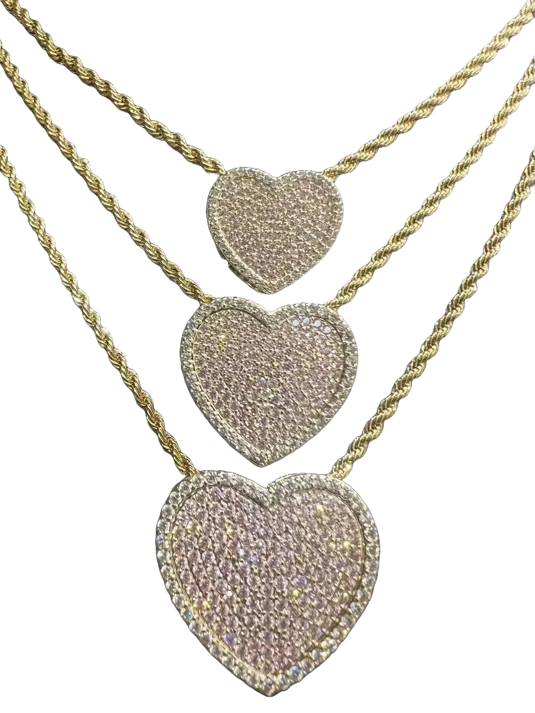 Statement Heart Rope Necklace