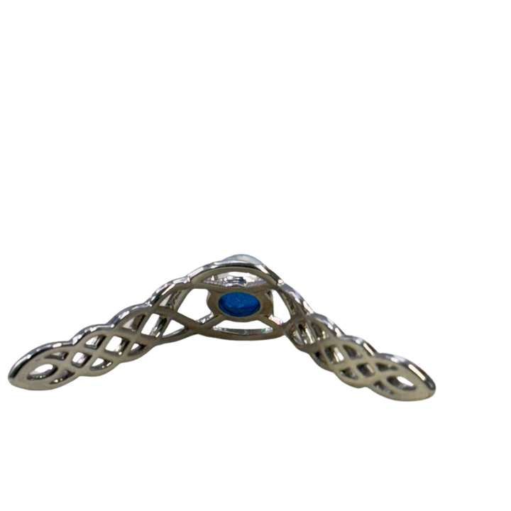 Dual Gem Celtic Non Nose Bridge Nose Cuff