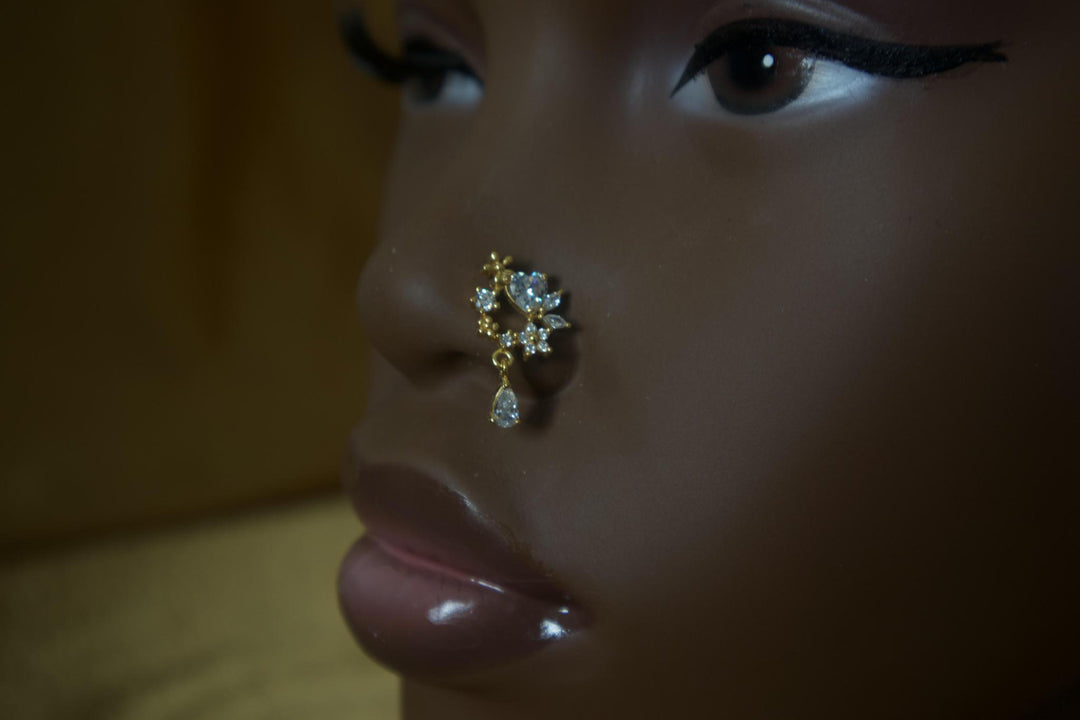 Poseidon Nose Stud Ring Piercing Jewelry