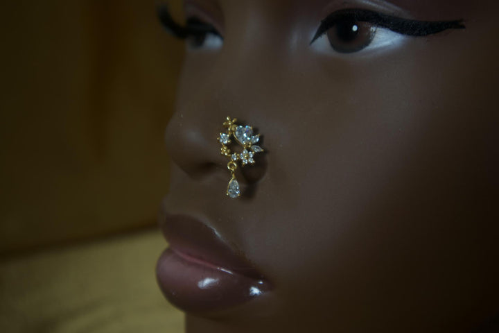 Poseidon Nose Stud Ring Piercing Jewelry