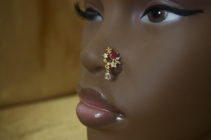 Poseidon Nose Stud Ring Piercing Jewelry