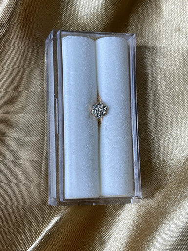 Greta Flower Gem Shape Nose Hoop Ring Piercing