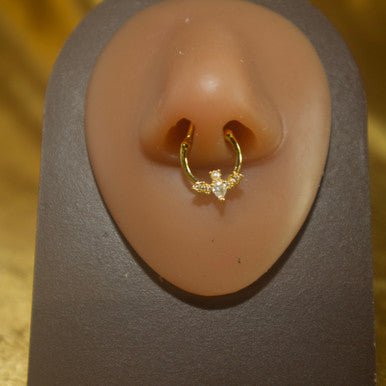 Gold Bat Septum Clicker Nose Body Piercing Jewelry - YoniDa'PunaniSEPTUM