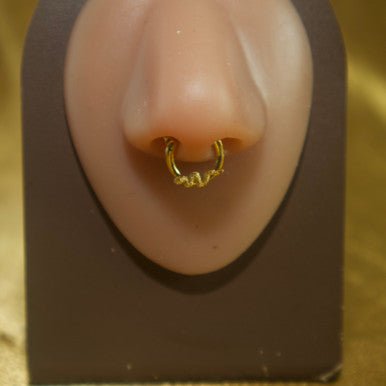 Snake Septum Clicker Nose Body Piercing Jewelry - YoniDa'PunaniSEPTUM