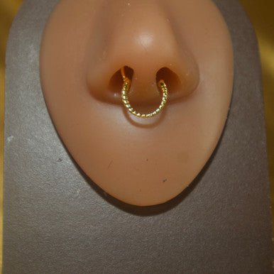 Spiral Septum Clicker Nose Piercing Jewelry - YoniDa'PunaniSEPTUM