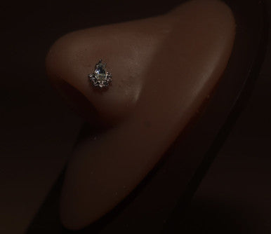Beatrix Gems Nose Stud Ring Piercing - YoniDa&