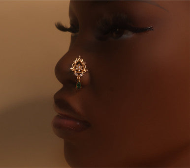 Bye Felicia Dangle Gem Nose Stud Piercing - YoniDa'PunaniNose Stud