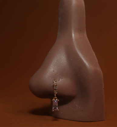 Dangle Teardrop Nose Hoop Piercing Jewelry - YoniDa&