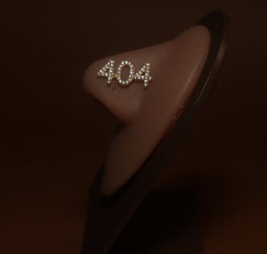 404 Angel number Nose Stud Piercing Jewelry - YoniDa'PunaniNose Stud