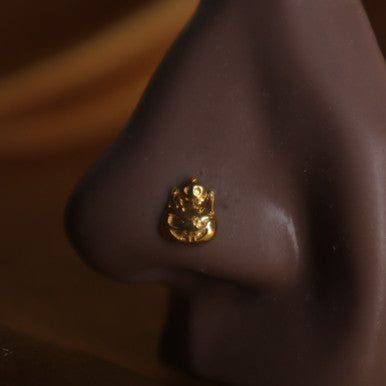Spider Pumkin Nose Stud Ring Piercing Jewelry - YoniDa&