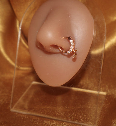 Makalia Dangle Nose Hoop Ring Piercing Jewelry - YoniDa&