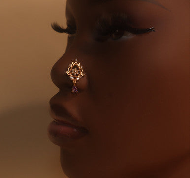 Bye Felicia Dangle Gem Nose Stud Piercing - YoniDa'PunaniNose Stud