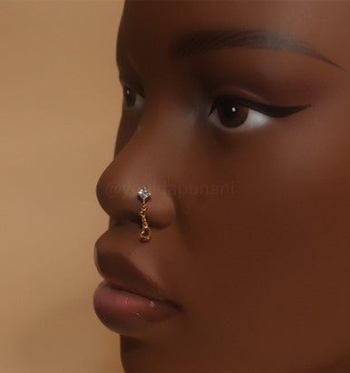 Eternity Gem Nose Stud Piercing Jewelry - YoniDa'PunaniNose Stud