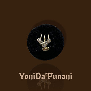 Gold Cubic Zircon Nose Clip-On Jewelry - YoniDa'PunaniNose Cuff