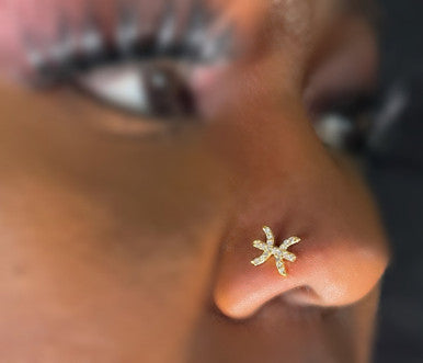 Zodiac Sign Nose Stud Piercing Jewelry - YoniDa'PunaniNose Stud