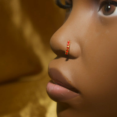 Simple Tessa Nose Hoop Ring Piercing Jewelry - YoniDa'Punaninose hoop