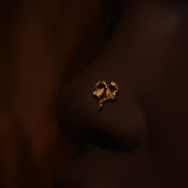 Heart dragon Nose Stud Piercing Jewelry - YoniDa'PunaniNose Stud