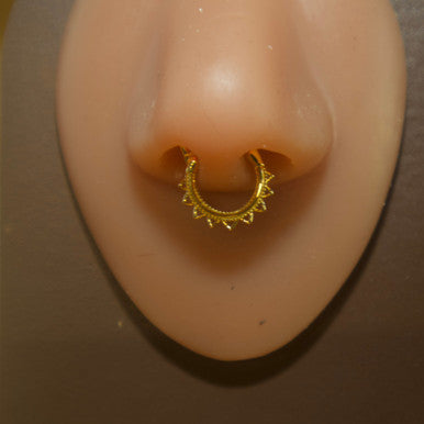 Two Line Septum Clicker Nose Body Piercing Jewelry - YoniDa'PunaniSEPTUM